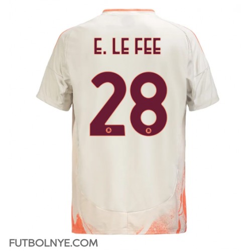 Camiseta AS Roma Enzo Le Fee #28 Visitante Equipación 2024-25 manga corta